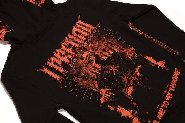 Annihilate Me Zip Up Hoodie (Black)