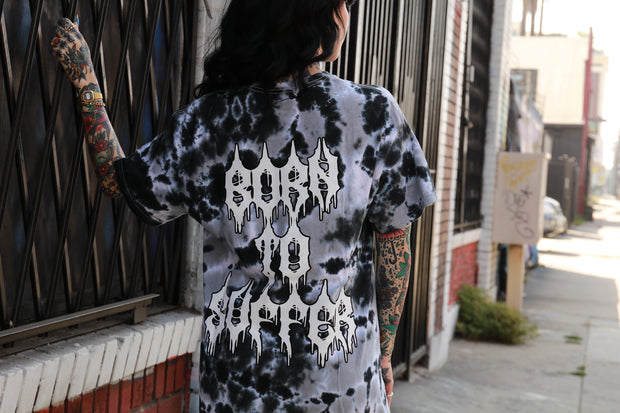 Born To Suffer T-Shirt (Multi Black Dye)