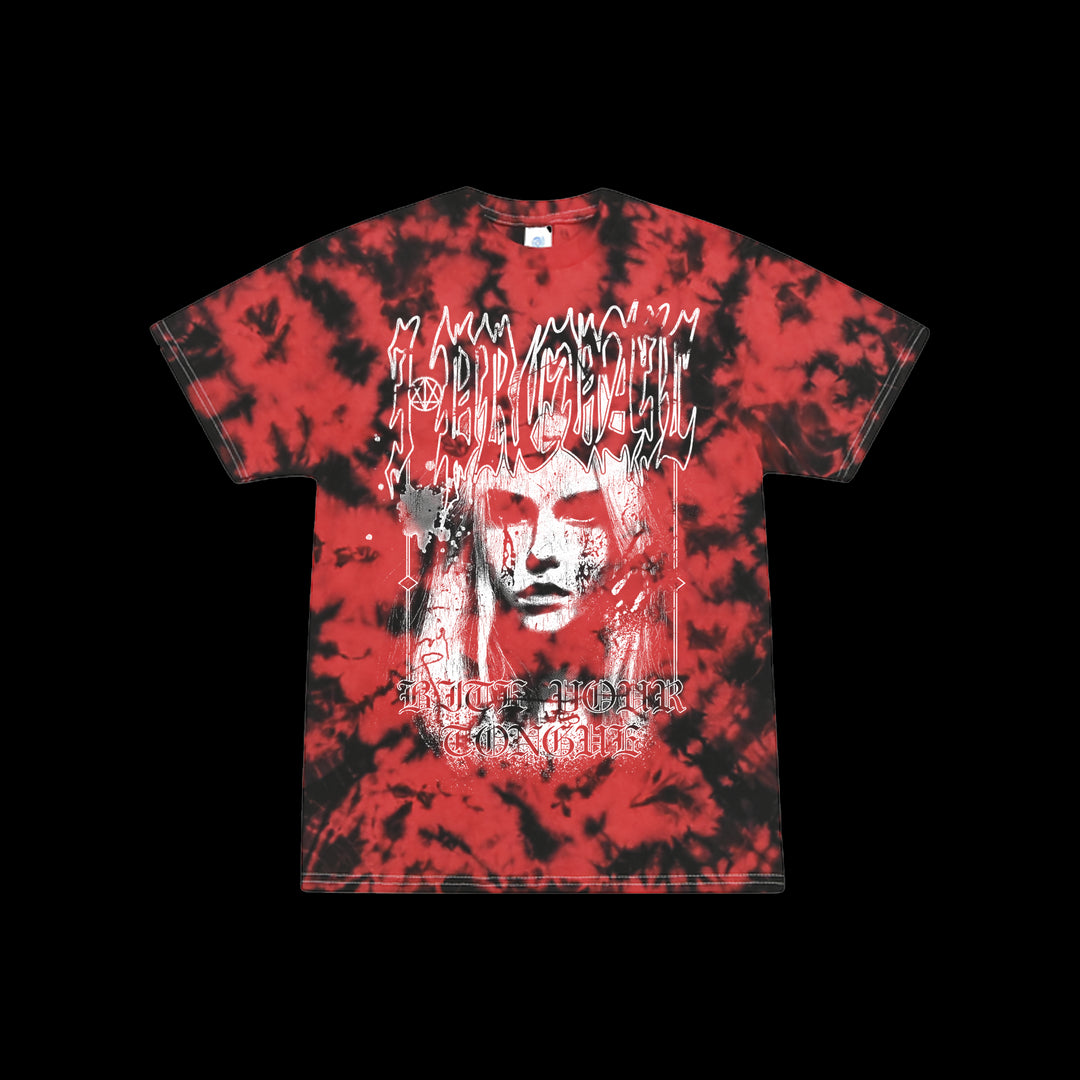 Demon Girl T-Shirt (Black/Red Crystal Dye) – I Prevail