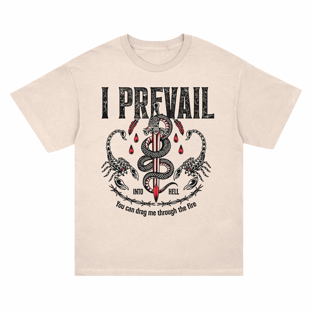 Into Hell T-Shirt (Ecru) – I Prevail