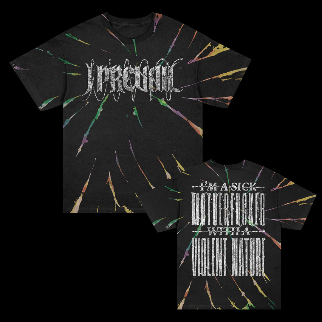 ★DNSR★ Violent T-shirt black Violent Nature T-Shirt (Black/Tie-Dye) – I Prevail