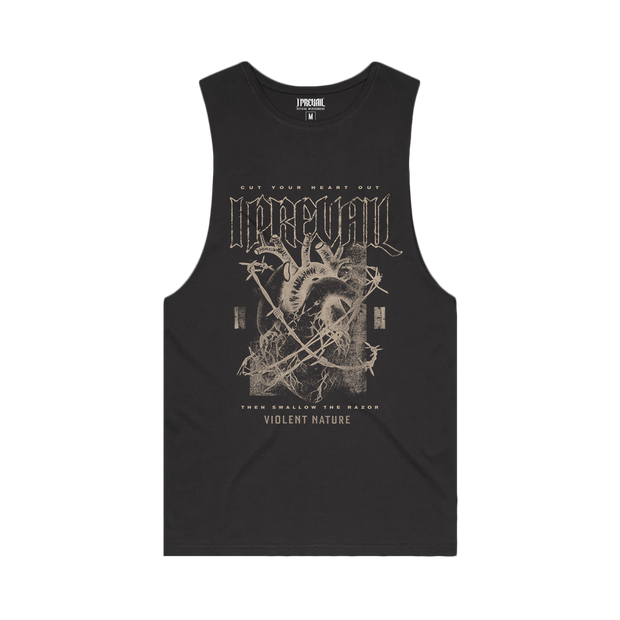 Swallow The Razor Tank Top (Coal)
