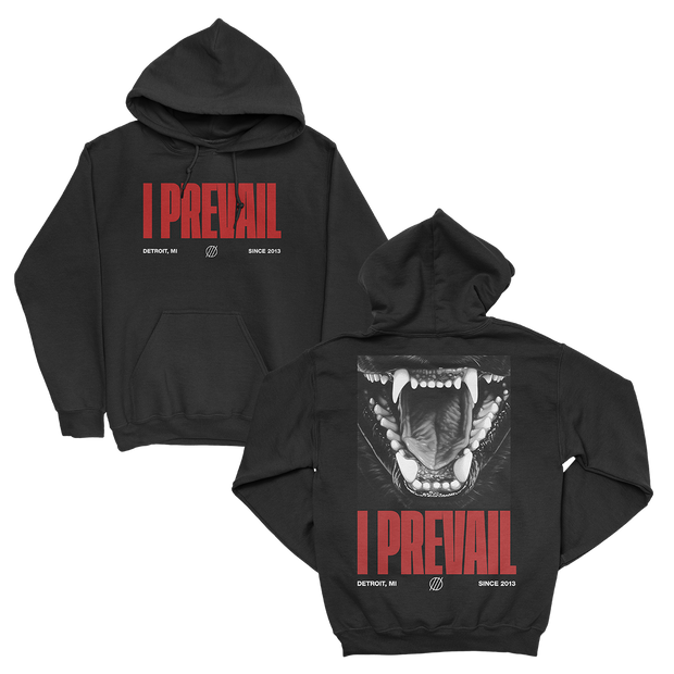 Fangs Pullover Hoodie (Black)