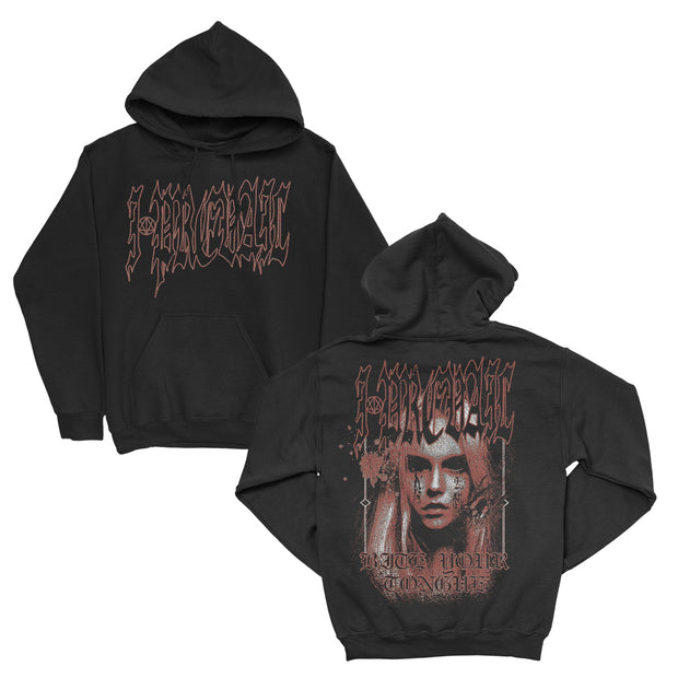 Demon Girl Pullover Hoodie (Black)