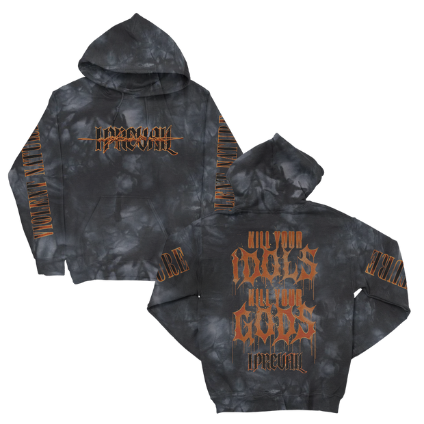 Kill Your Idols Pullover Hoodie (Tie Dye Black)