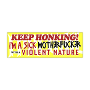 Violent Nature Bumper Sticker