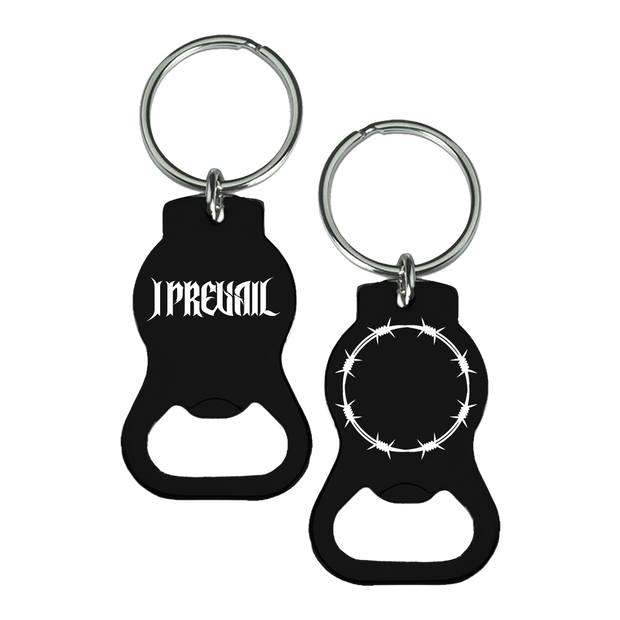 Barbed Wire Logo Bottle Opener Keychain