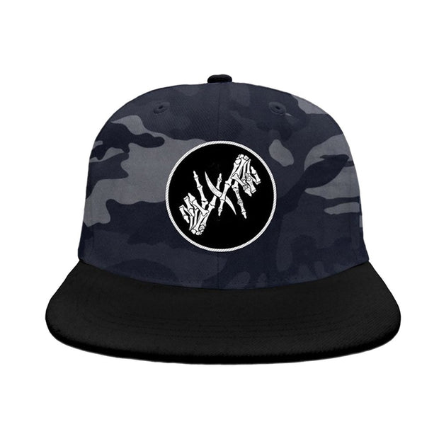 i-prevail-skele-hands-patch-snapback-hat-night-camo